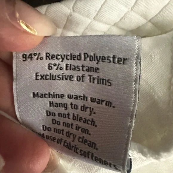 Dudley Stephens White Waffle P’town Sweatshirt with American Flag - Picture 9 of 9